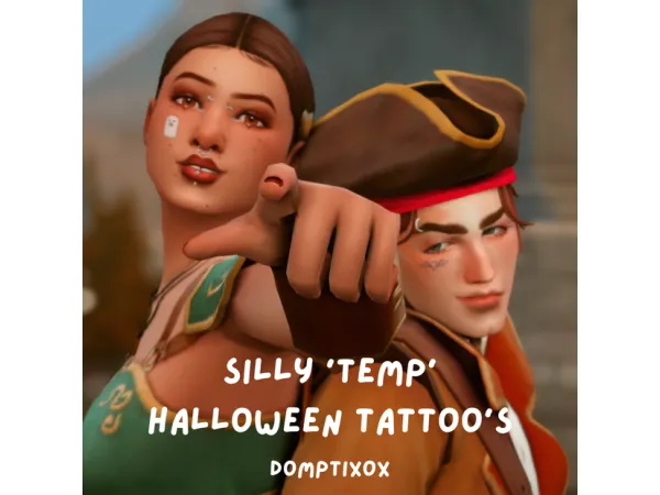 [Domptixox] Silly little halloween tattoo's