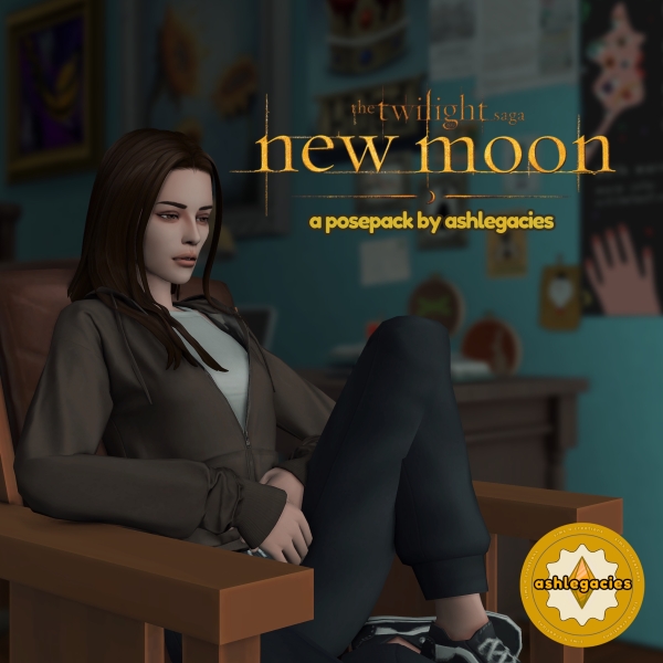 Mix New Moon Posepack by ashlegacies - The Sims 4 Custom Content