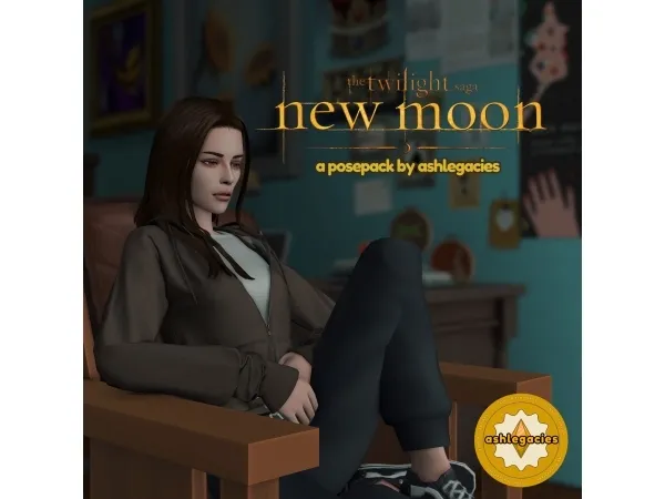 Mix New Moon Posepack - The Sims 4 Custom Content