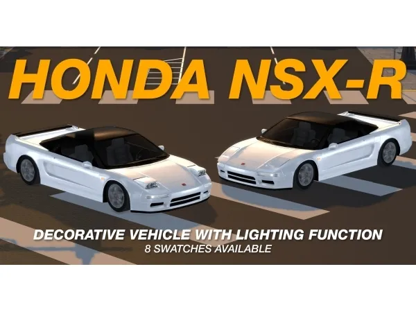 Alpha Tyler Winston Cars 1992 Honda NSX R - The Sims 4 Custom Content