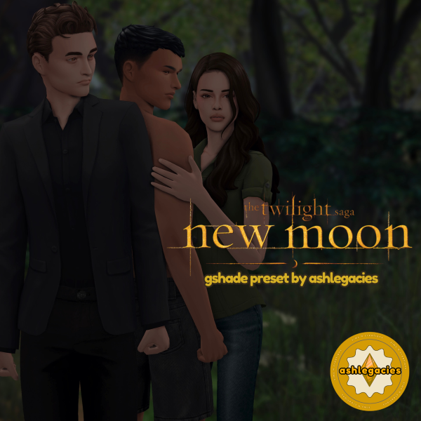 Maxis Match Ghade Preset New Moon (Twilight Saga) by ashlegacies - The Sims 4 Custom Content