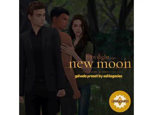 Maxis Match Ghade Preset New Moon (Twilight Saga) - The Sims 4 Custom Content