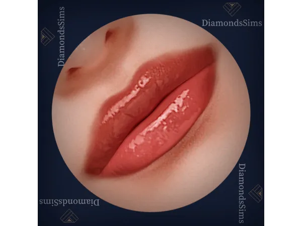 Alpha Strawberry mermalade lipgloss 84 by diamondssims - The Sims 4 Custom Content