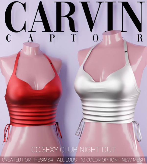 Mix Sexy Club Night Out Jersey by simsfinds - The Sims 4 Custom Content