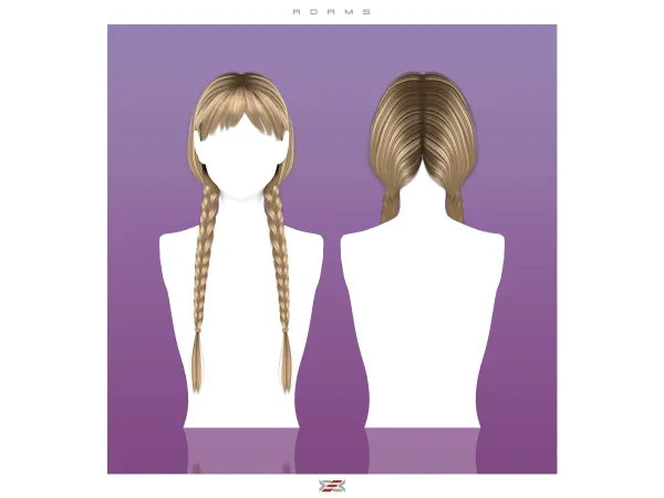 Alpha Adams hairstyle by LEXEL - The Sims 4 Custom Content