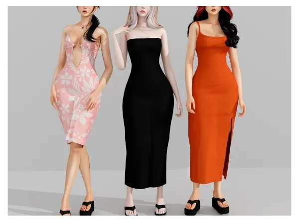 Alpha Hot summer mini set - The Sims 4 Custom Content