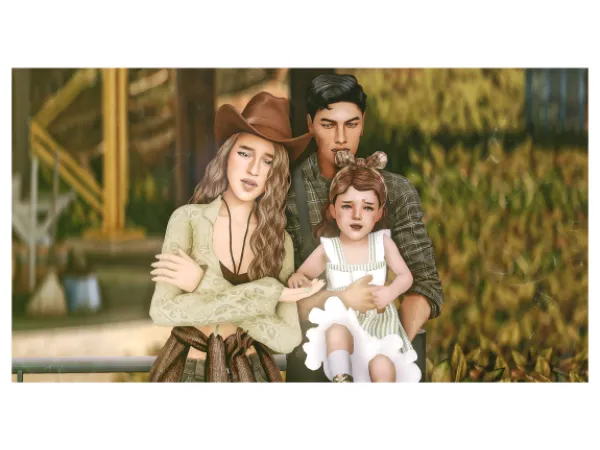 Maxis Match Family Ranch by Ghostlias - The Sims 4 Custom Content