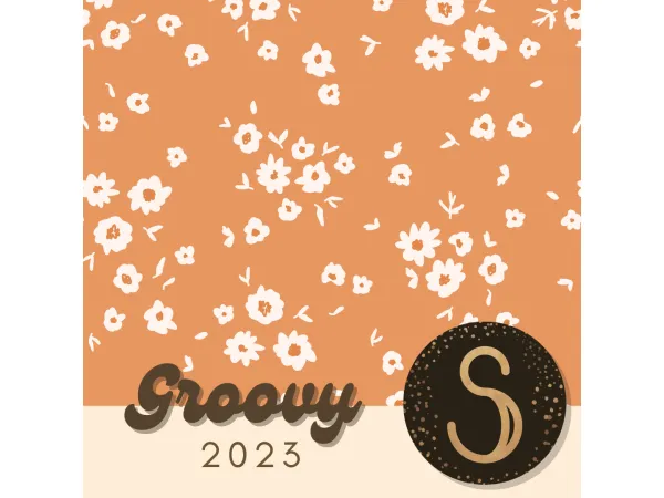 Mix Groovy Boho Wallpaper 2 by Sims4Luxury - The Sims 4 Custom Content