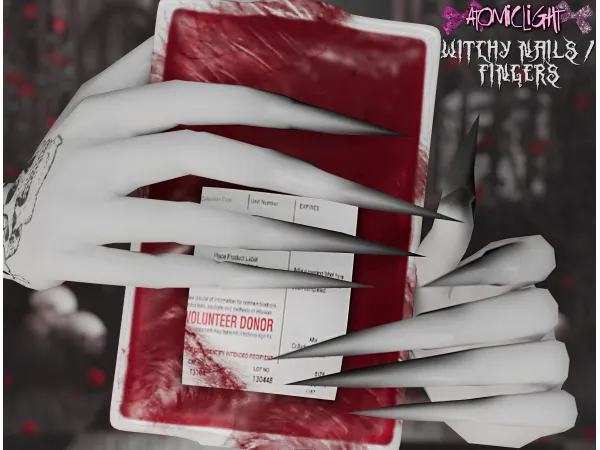 Maxis Match atomiclight Witchy fingernails - The Sims 4 Custom Content