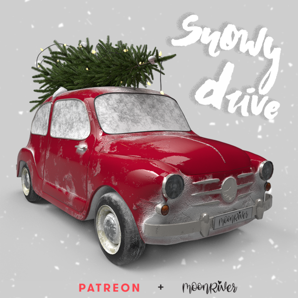 Alpha Snowy drive by simsfinds - The Sims 4 Custom Content