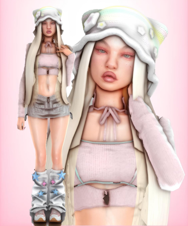 Mix rachel sim by simsfinds - The Sims 4 Custom Content