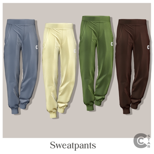 Alpha Male Sweatpants cool_content_star by cool_content_star - The Sims 4 Custom Content