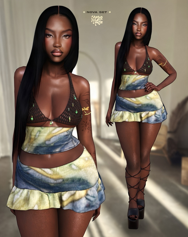 Alpha Nova set by simsfinds - The Sims 4 Custom Content
