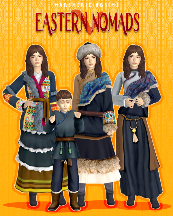 Maxis Match Eastern Nomads vol5 (Tier 3) by simsfinds - The Sims 4 Custom Content