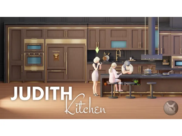 Maxis Match Judith Kitchen by Taurus Design - The Sims 4 Custom Content