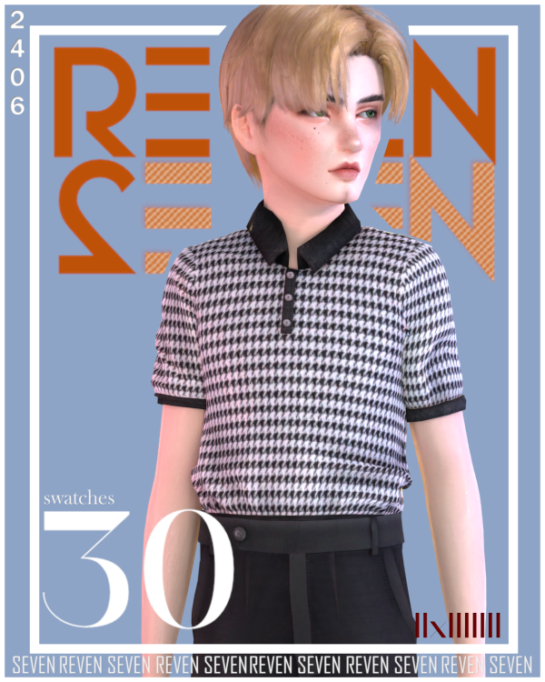 Alpha Childs Full Tuck Classic Polo Shirt by simsfinds - The Sims 4 Custom Content