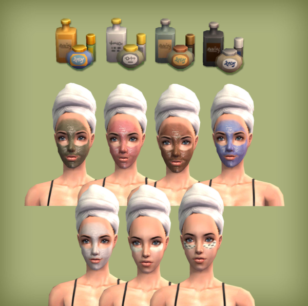 Glowy Dews Skincare Functional for by simsfinds - The Sims 2 Custom Content