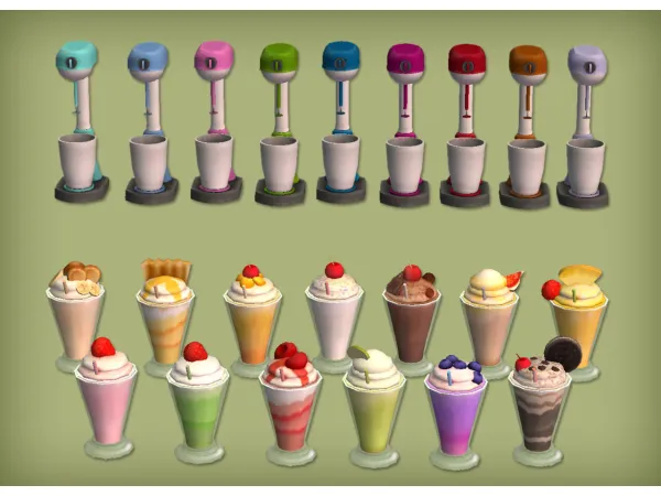 Milkshaker Functional Appliance for - The Sims 2 Custom Content