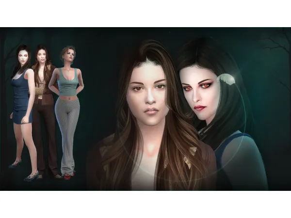 SIM Bella Swan (Twilight,inspiration) -Paranormal by BAkalia