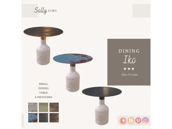 Alpha Dining IKO - The Sims 4 Custom Content