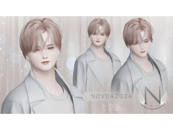 Alpha NILYN HAIR NOV042024 - The Sims 4 Custom Content
