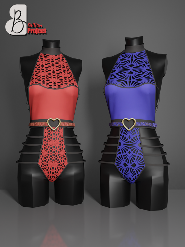 Alpha BillionProject Velle Lingerie by billion_project666 - The Sims 4 Custom Content