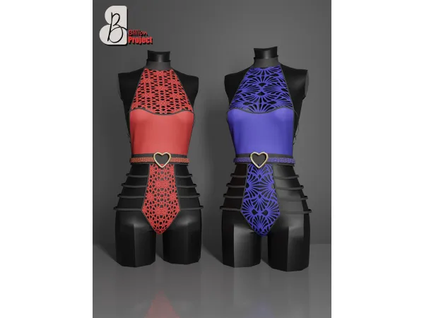 Alpha BillionProject Velle Lingerie - The Sims 4 Custom Content