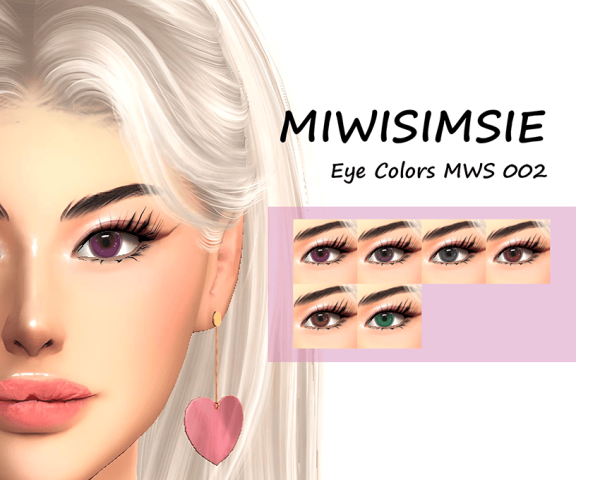 Mix Eye Colors MWS 002 by simsfinds - The Sims 4 Custom Content
