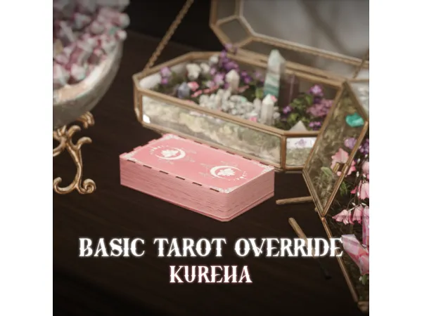 Mix BASIC TAROT OVERRIDES by KUREHA - The Sims 4 Custom Content