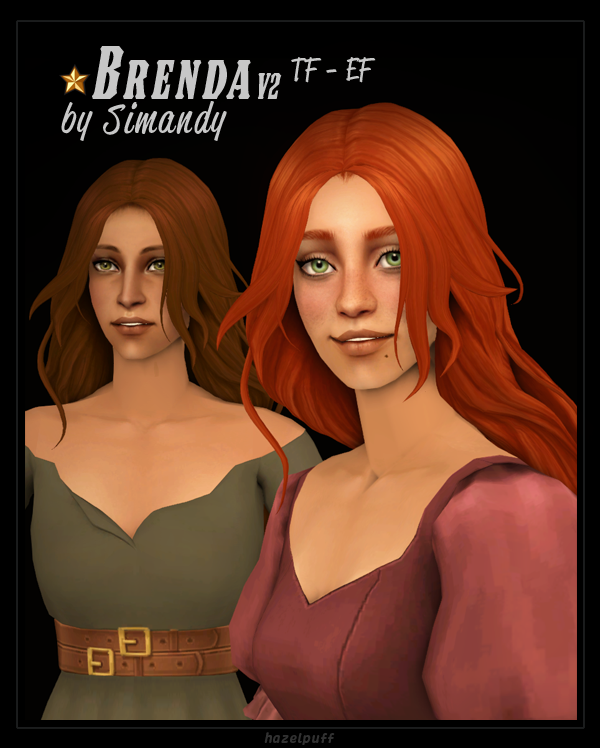 4t2 Brenda v2 Hair by simsfinds - The Sims 2 Custom Content