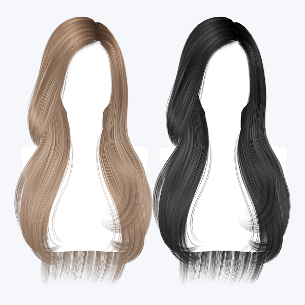 Alpha AuSims diva hairstyle by aurum - The Sims 4 Custom Content
