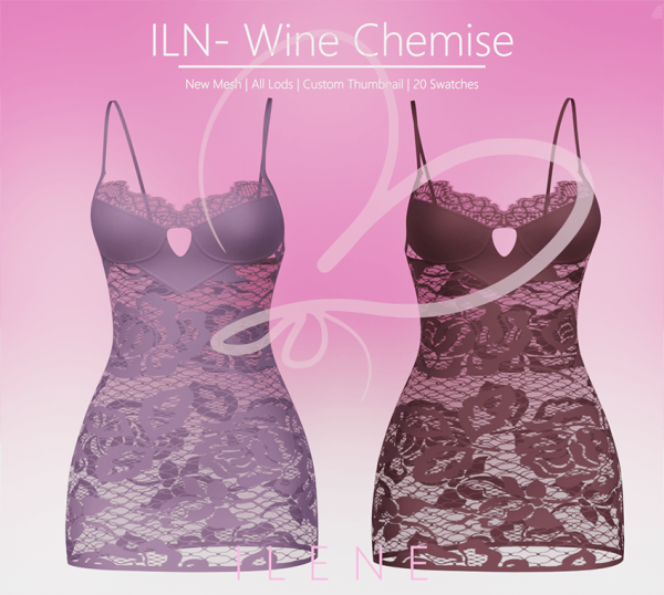 Mix ILN Siverity Lace Chemise by simsfinds - The Sims 4 Custom Content