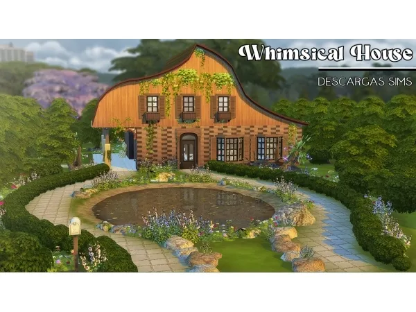 Alpha Whimsical House - The Sims 4 Custom Content