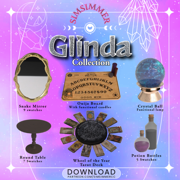 Alpha Glinda Collection by simsfinds - The Sims 4 Custom Content