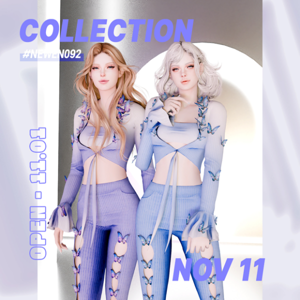 Alpha Butterfly cardigan Ver2 by simsfinds - The Sims 4 Custom Content