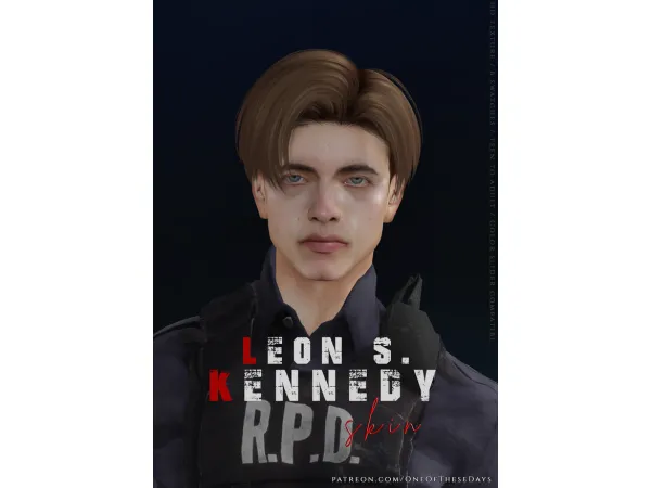 Alpha 41790031855119 Leon S Kennedy 41790031855119 SKIN NOSEMASK - The Sims 4 Custom Content