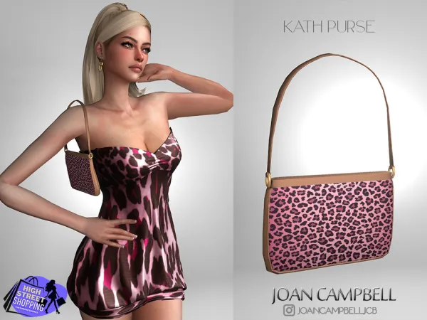 Alpha KATH PURSE by Joan Campbell Beauty - The Sims 4 Custom Content