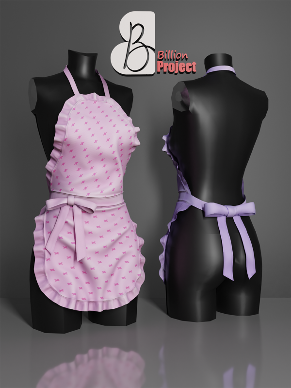 Alpha BillionProject Cupi Apron by billion_project666 - The Sims 4 Custom Content