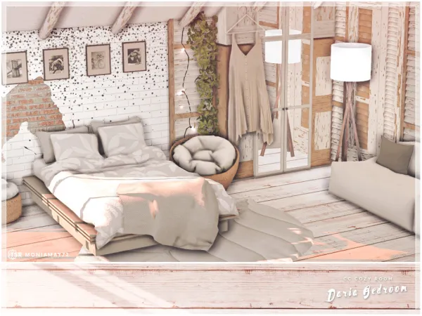 Mix Daria Bedroom by Moniamay72 - The Sims 4 Custom Content
