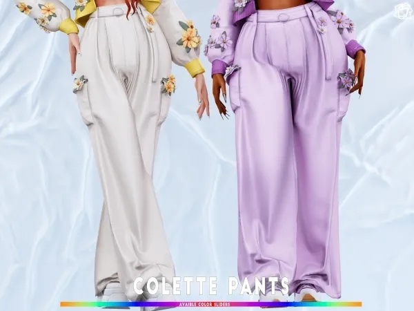 Mix Colette pants brsims - The Sims 4 Custom Content