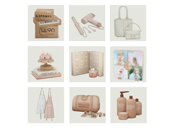 Maxis Match girly girl christmas gift guide by boujeesimss - The Sims 4 Custom Content