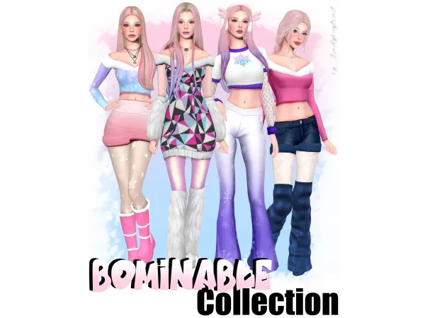 Maxis Match Bominable collection by Ladybugtrait - The Sims 4 Custom Content