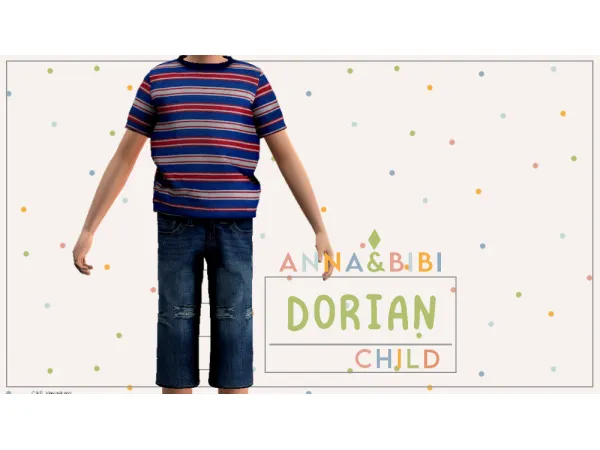 Alpha Dorian_CHILD [AnnaBibi] - The Sims 4 Custom Content