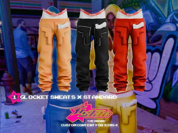Alpha GSTAR Glocket Sweats Standard Version - The Sims 4 Custom Content