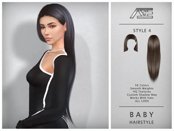 Alpha Baby Style 4 by Ade_Darma - The Sims 4 Custom Content