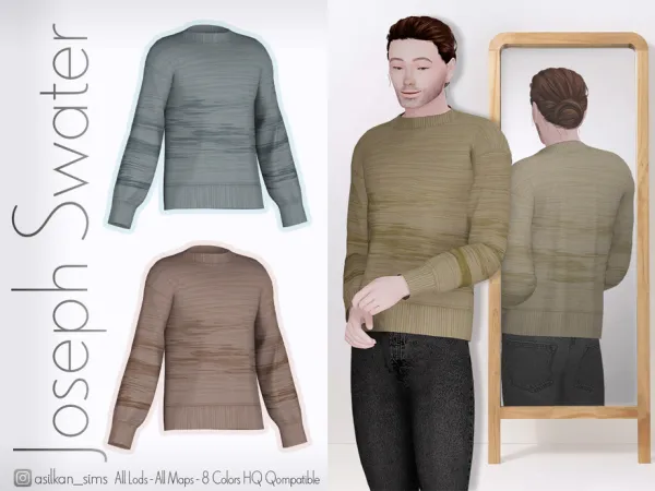 Mix Joseph Swater ACN 518 by Asilkan - The Sims 4 Custom Content