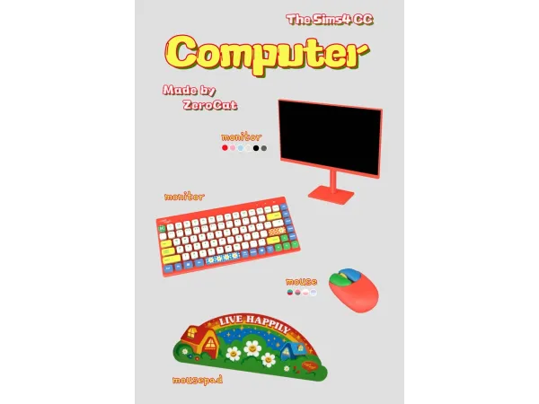 Computet Set by ZeroCatSims
