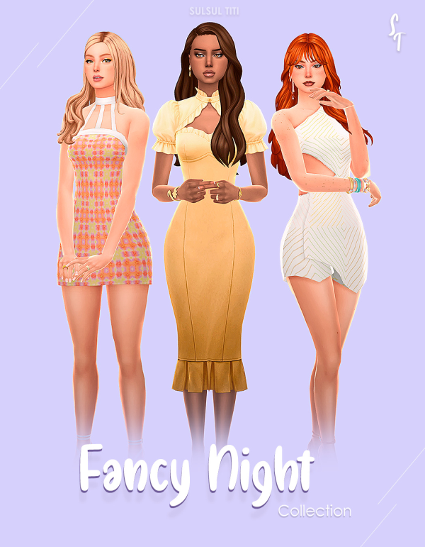 Maxis Match FANCY NIGHT by simsfinds - The Sims 4 Custom Content