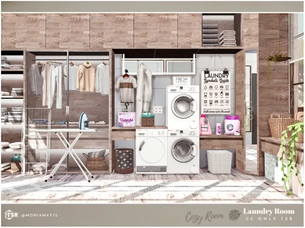 Sims 4 Laundry Rooms