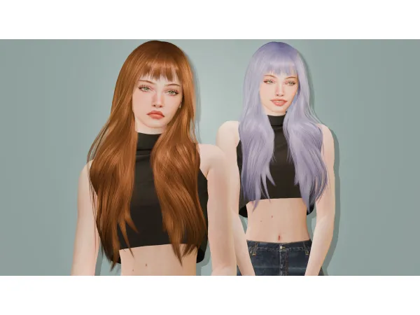 Maxis Match Dakota Hairstyle - The Sims 4 Custom Content